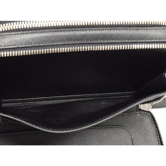 PRADA Saffiano Black Shoulder Bag - Picture 8 of 11